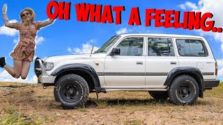I bought my GIRLFRIEND a 4WD! Immaculate 80 Series TOYOTA Landcruiser find!