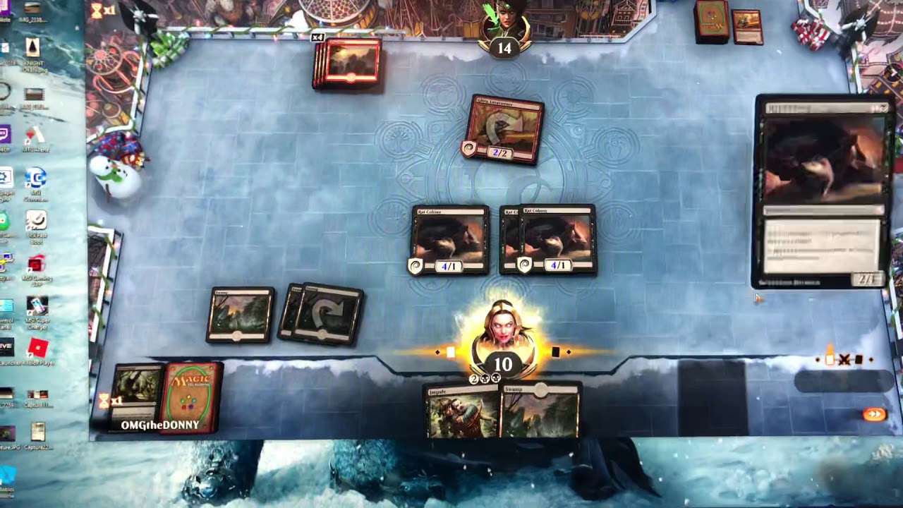 Rat Colony kills on standard mtga pauper