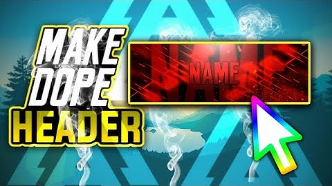 HOW TO MAKE A DOPE TWITTER HEADER ON ANDROID