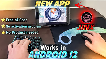 Brand New App To Play Free Fire Using Keyboard And Mouse In Mobile / JINX App Full Tutorial