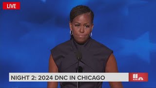 DNC Night 2 | Michelle Obama says only Kamala Harris understands what makes America great