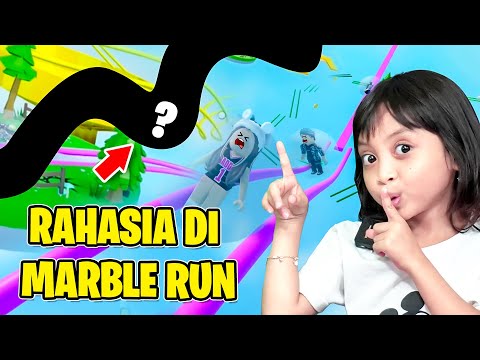 TEMUKAN RAHASIA DI JALAN DAN RINTANGAN JALUR LANGIT  😱⚽ MARBLE RUN SIMULATOR [ROBLOX INDONESIA]