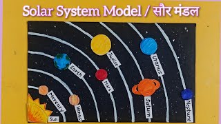 Solar System Model Social Science Tlm Science Model सर मणडल मडल Cl 6