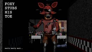 [FNaF/Blender] Foxy Stubs His Toe