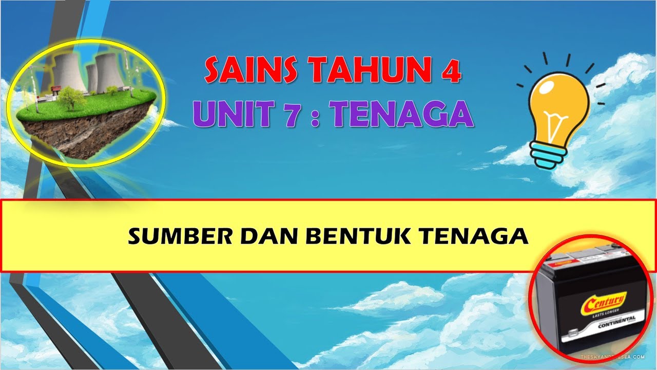 Sains Tahun 4  Sumber dan Bentuk Tenaga  YouTube
