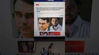 Flávio Bolsonaro teve reembolso de viagem a SP após Vorcaro ser liberado da prisão.