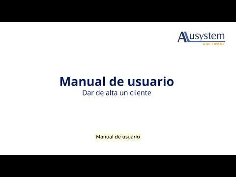 Vista previa del tutorial Alta de cliente