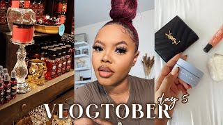 VLOGTOBER DAY 5: SO EMBARRASSING!! Mom's Birthday Dinner, Perfume & Candle Shopping, OOTN, + More