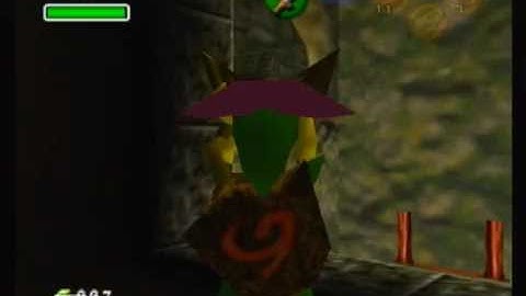 Setup for Damage Boost to Bomb Bag Chest in Dodongo Cavern