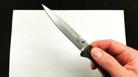 Benchmade Fact Quick Demo