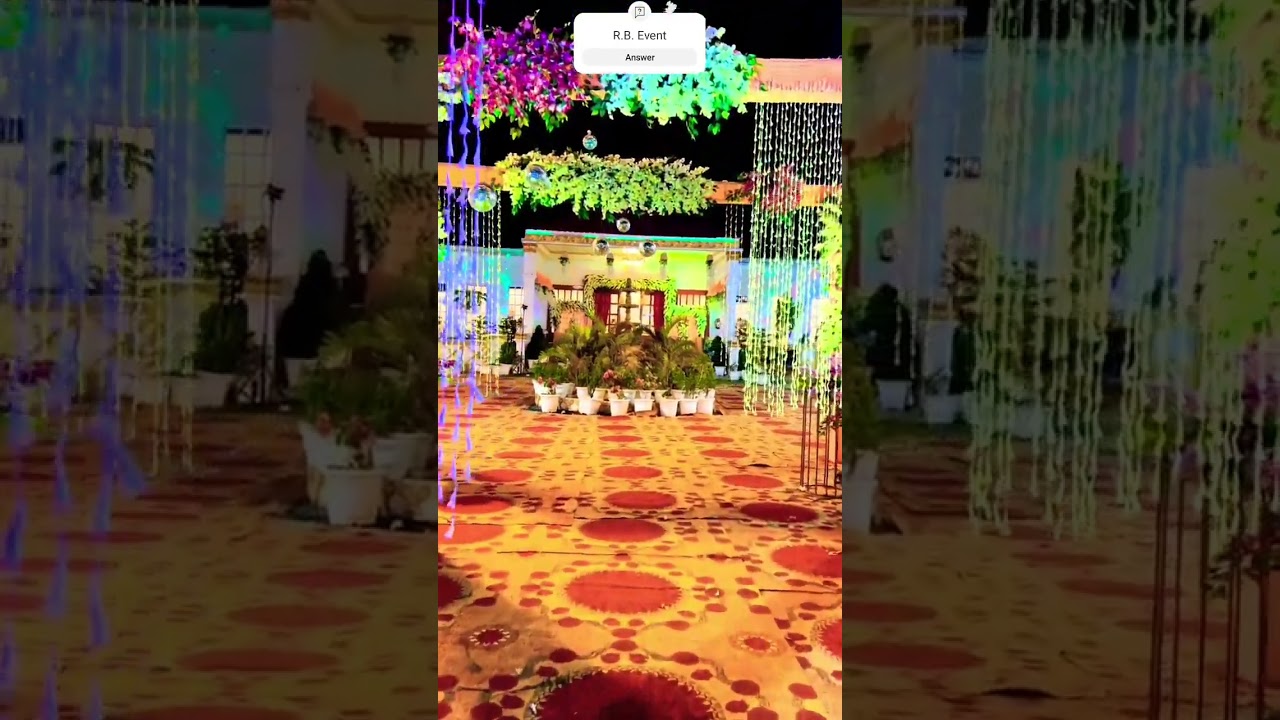 R,B Event and flower decoration group 📞 8436919172