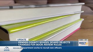 Proposed changes to book removal policy fails to pass in Pender County school board