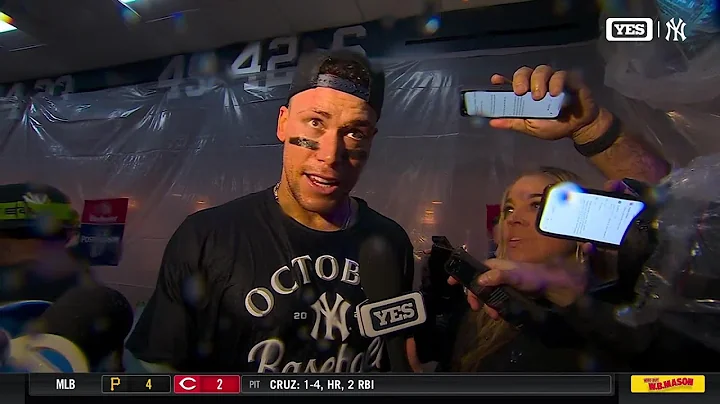 Aaron Judge speaks on clinching 8th postseason appearance