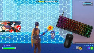 ⭐️[1HR]SteelSeries Apex Pro Mini ASMR Chill🤩 Piece Control 1v1🏆Satisfying Keyboard Fortnite 360FPS⭐️