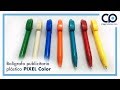 Vídeo: Bolígrafo publicitario plástico PIXEL Color