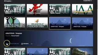 eWolf: Digication Template Library