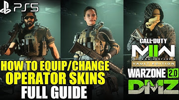 How to Change Operator Skin & Customize in WARZONE 2 & Multiplayer (Fast Tutorial) How to Equip MW2!