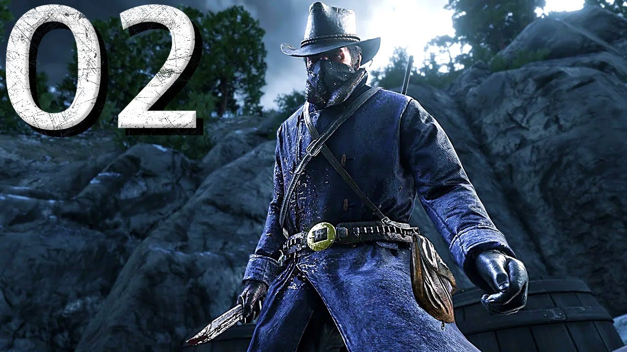 Gun Fights and Robbing Trains | Red Dead Redemption 2 BLIND Playthrough ...