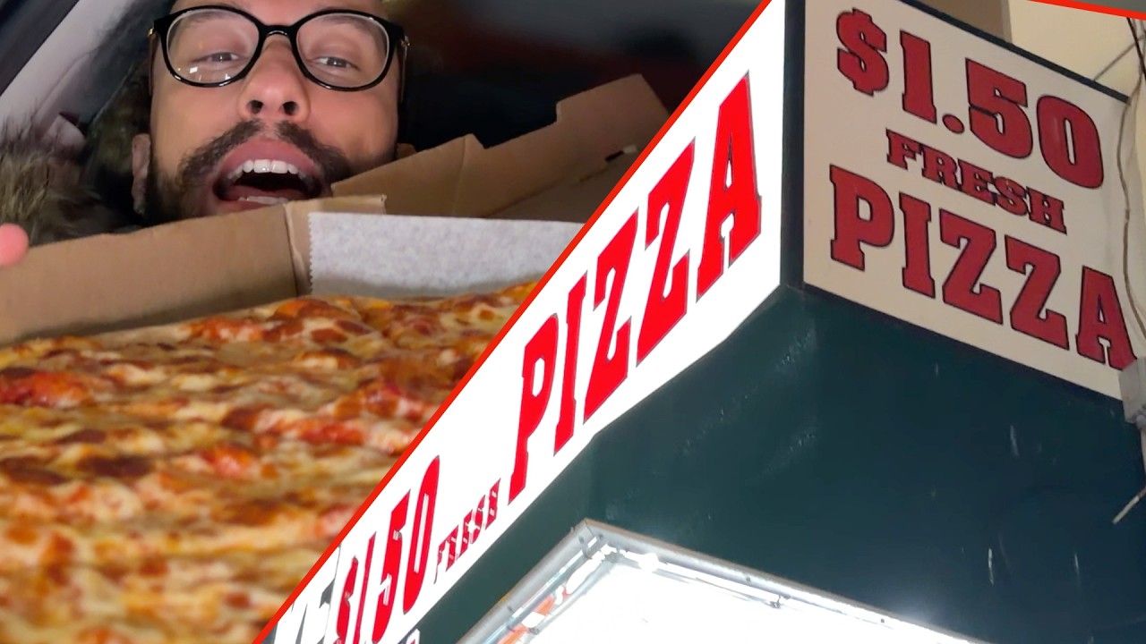 Свежая пицца за 1,50 доллара в Бруклине, Нью-Йорк.