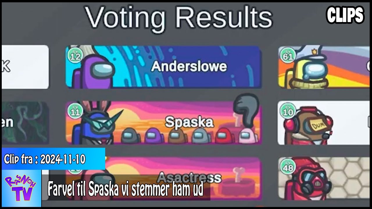 Stream | Clips | 2024-11-10 | Farvel til Spaska vi stemmer ham ud