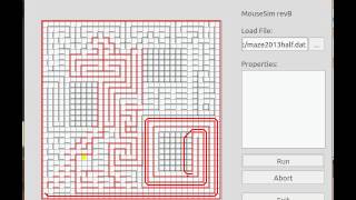 Micromouse "Kabutogani Aniki", "Kabutoebi Yarou" Testing search algorithm for half-sized competiton