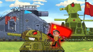 КВ-44, Щука VS Железный Капут - Мультики про танки Реакция на Gerand (геранд анимация мульт)