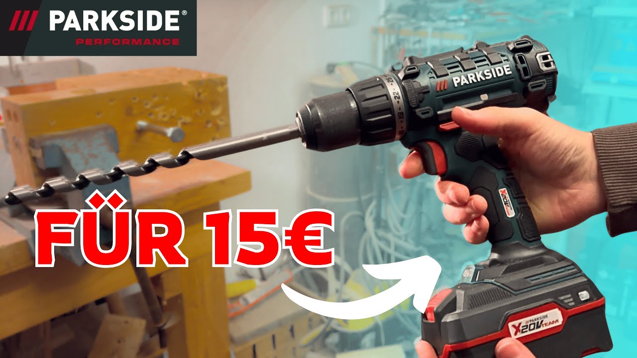 So gut DARF ein 15€ Parkside Akkuschrauber eigentlich nicht sein...