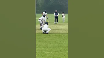 What A Ball 13 Years Old Fast Bowler Cricketlife Cricketlover Inswing Wicket Fastbowling Swing 
