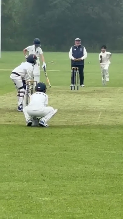 What a ball😱😱13 years old fast bowler#cricketlife #cricketlover#inswing#wicket#fastbowling#swing