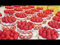 Amazing cake quality! How to make strawberry cake - Korean street food / 연희맛집 딸기케이크 피크닉베이크