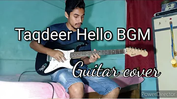 Hello | Taqdeer movie violin tune BGM | Electric guitar cover..