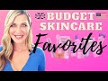 Skincare on a BUDGET | Drugstore FAVORITES for every step in a skincare routine ((under $20!))