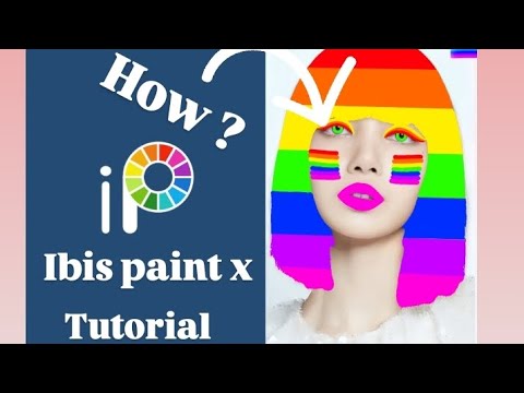 IBIS PAINT X Tutorial | blackpink lisa hair color in 🌈 Rainbow # ...