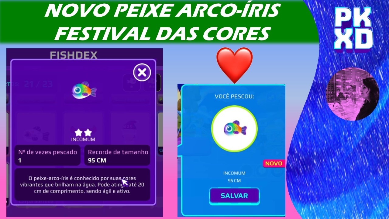 358) NOVO PEIXE ARCO-ÍRIS do FESTIVAL DAS CORES 2026 no PK XD