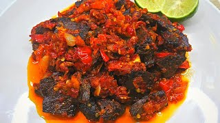 PUNYA HATI SAPI DIMASAK SEPERTI INI ENAK BANGET