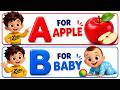 ABC Phonics Song | A for Apple B for Baby | Nursery Rhymes & Kids Learning Songs 🍎👶