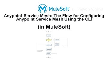 Anypoint Service Mesh: The Flow for Configuring Anypoint Service Mesh Using the CLI (in MuleSoft)