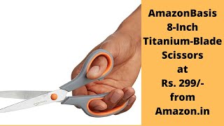 AmazonBasics 8-Inch Titanium-Blade Soft-Grip Scissors screenshot 2