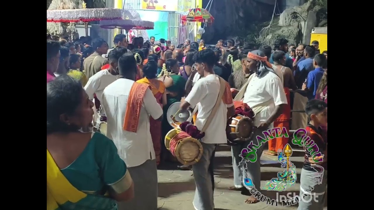 SKANTAGURU urumi melam 2026 at batu caves Murugan tirukalyanam 🦚