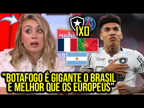 VEJA COMO A IMPRENSA INTERNACIONAL REAGIU AO GOL E VITÓRIA DO BOTAFOGO CONTRA PSG! BOTAFOGO 1X0 PSG