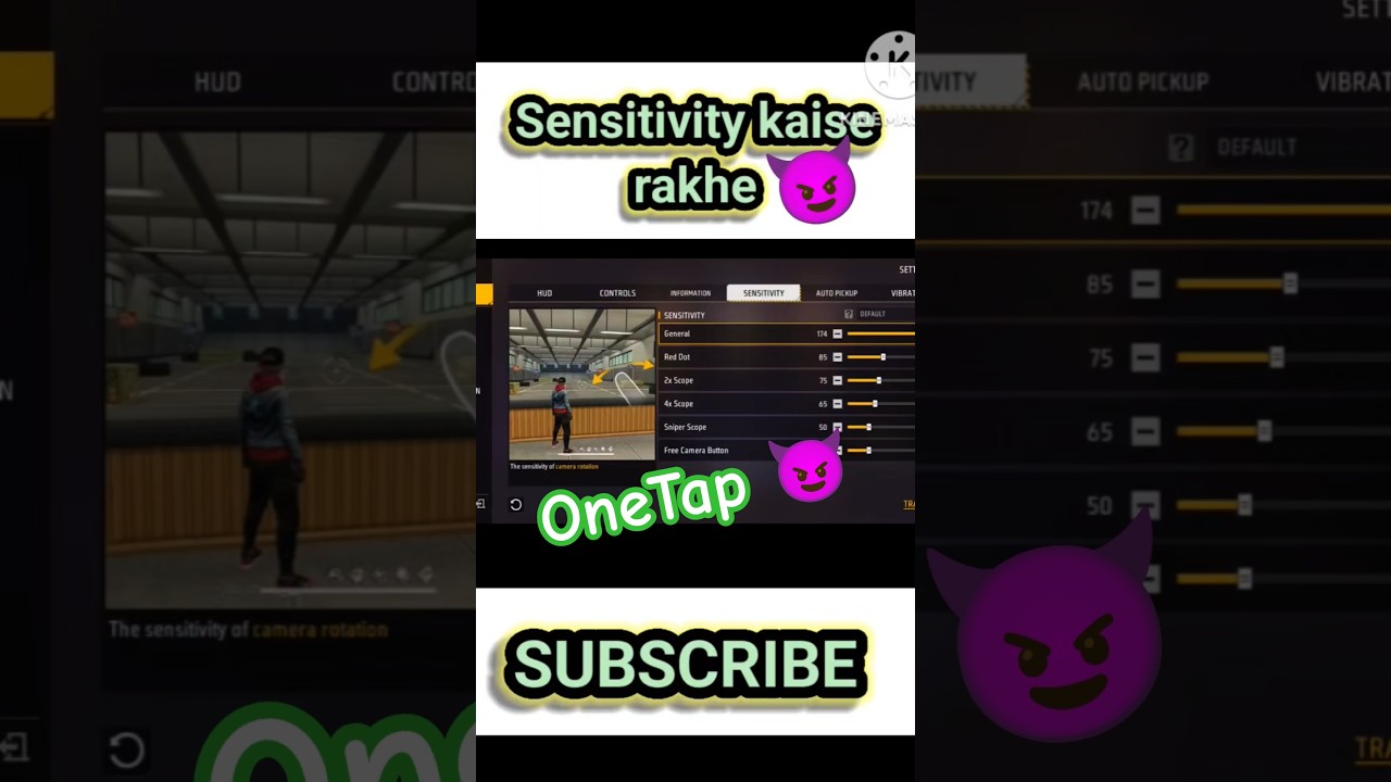 New One Tap Sensitivity 2025 New update 😍 | Aim Lock Headshot Setting 