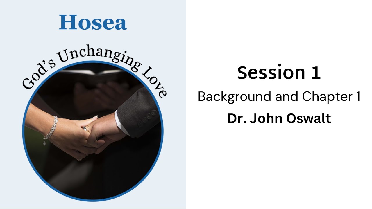 1. Hosea Background and Ch 1 - YouTube