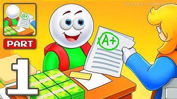 My Dream School - Gameplay Walkthrough Part 1 - School Days Manager (iOS, Android)