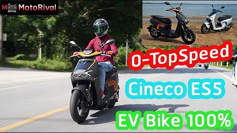 TopSpeed Cineco ES5 & Accerelation Test by MotoRival