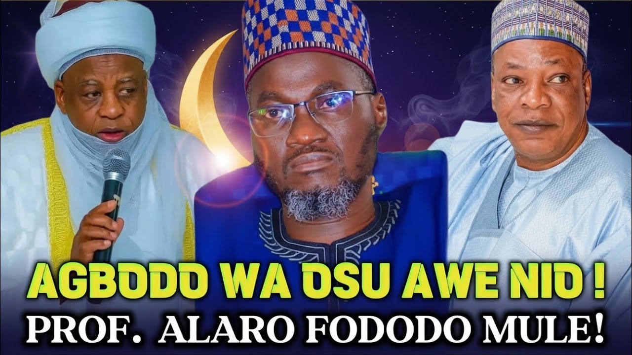 PROF. ALARO SOJU ABENKO LORI OSU AWE MIMU KALE