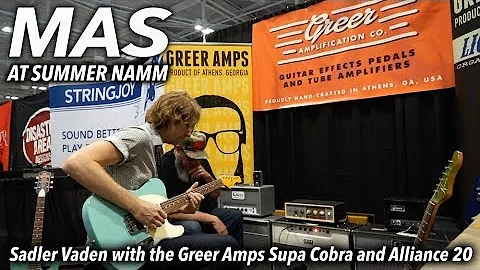 The Greer Amps Supa Cobra and Alliance 20 with Sad...