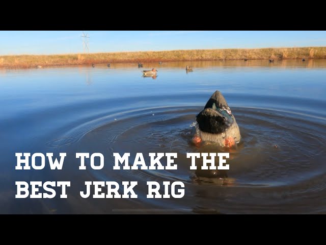 How to make the BEST Jerk Rig for Duck Hunting: Cheap DIY