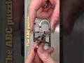 Huzzle ABC puzzle #puzzlegame #puzzle #brainteaser #satisfying #solution #metalpuzzle