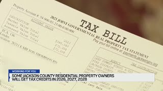 Who applies for Jackson County property tax credits?