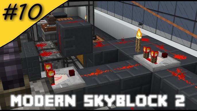 In Modern Skyblock 2 modpack the search function highlights